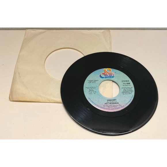 Pat McManus Concert 45 Soul Rock Promo 20th Century TC-2006 1972 VG+/NM - Picture 3 of 4